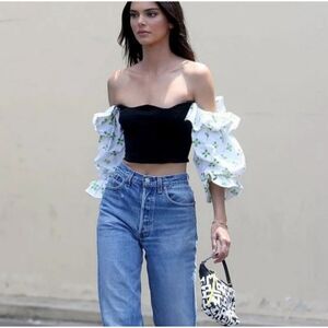 Kendall + Kylie The Icon High Rise Straight Jeans 31